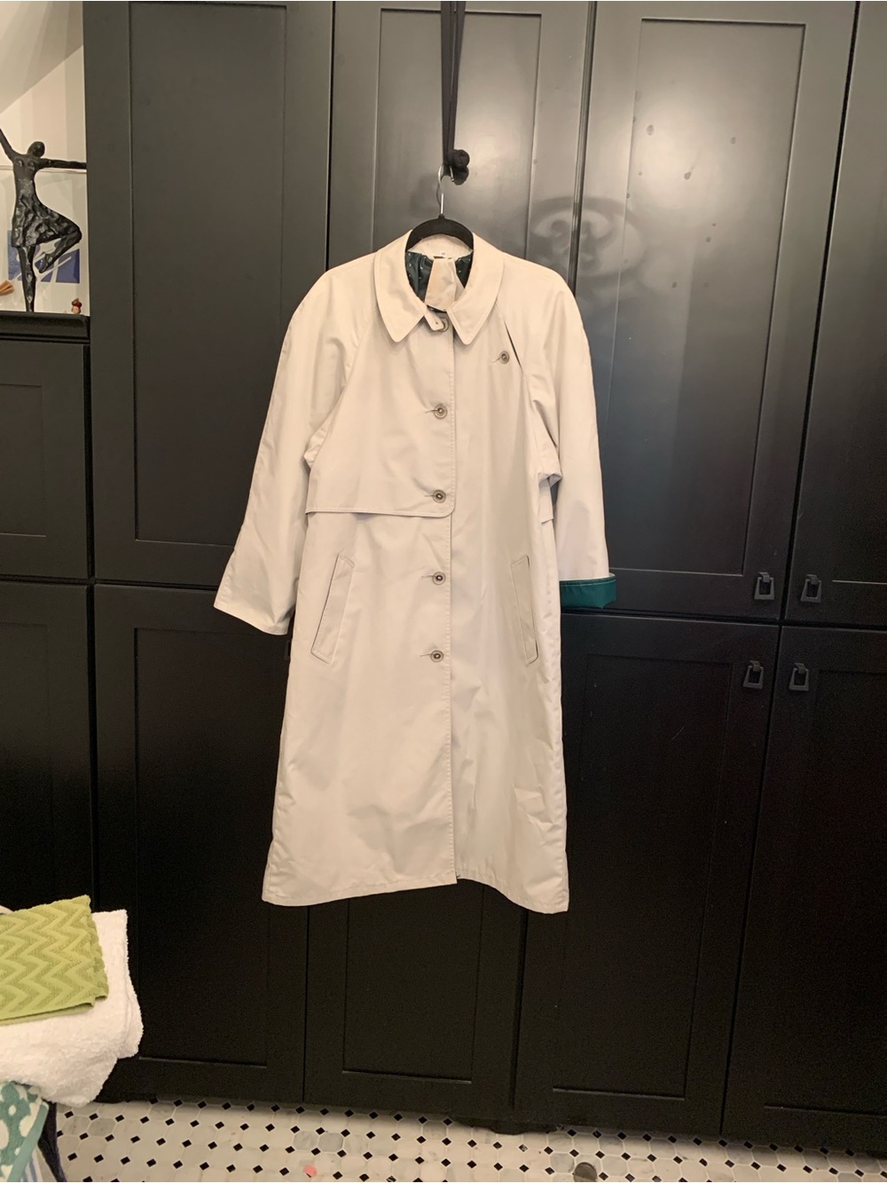 Light Beige MIDI Trench Coat